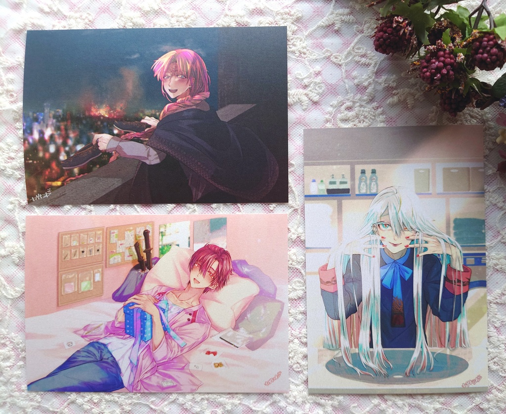 ポストカード『勝手にバトロワしてる創作ヤンデレ』