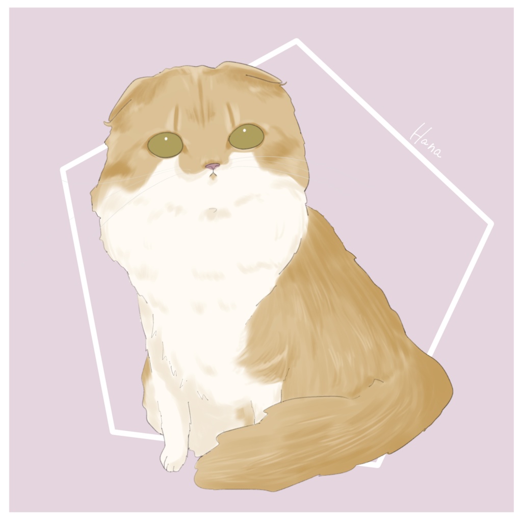 ゆるキャラ風デジタルイラスト