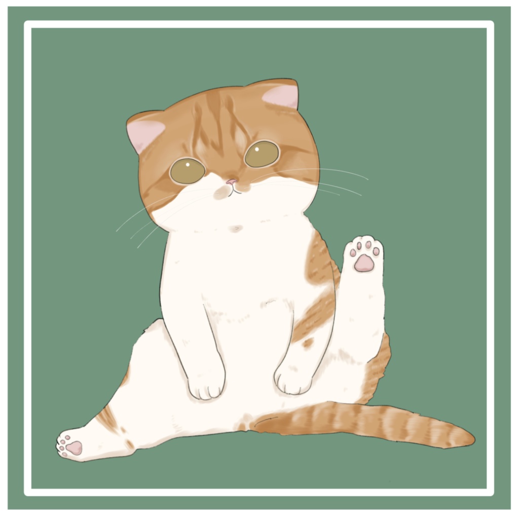 ゆるキャラ風デジタルイラスト