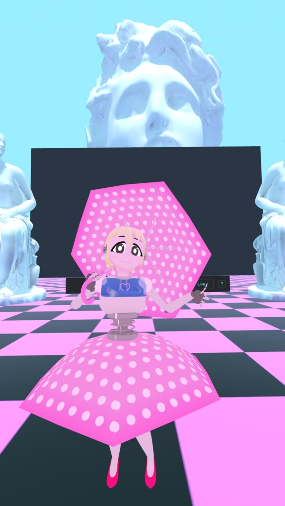 VRChat想定オリジナル3Dモデル『リサ・シード(Lisa-Seed)』