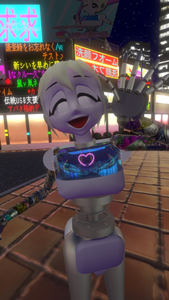 VRChat想定オリジナル3Dモデル『リサ・シード(Lisa-Seed)』