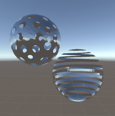Unity向け　ピンホール式ミラーボール