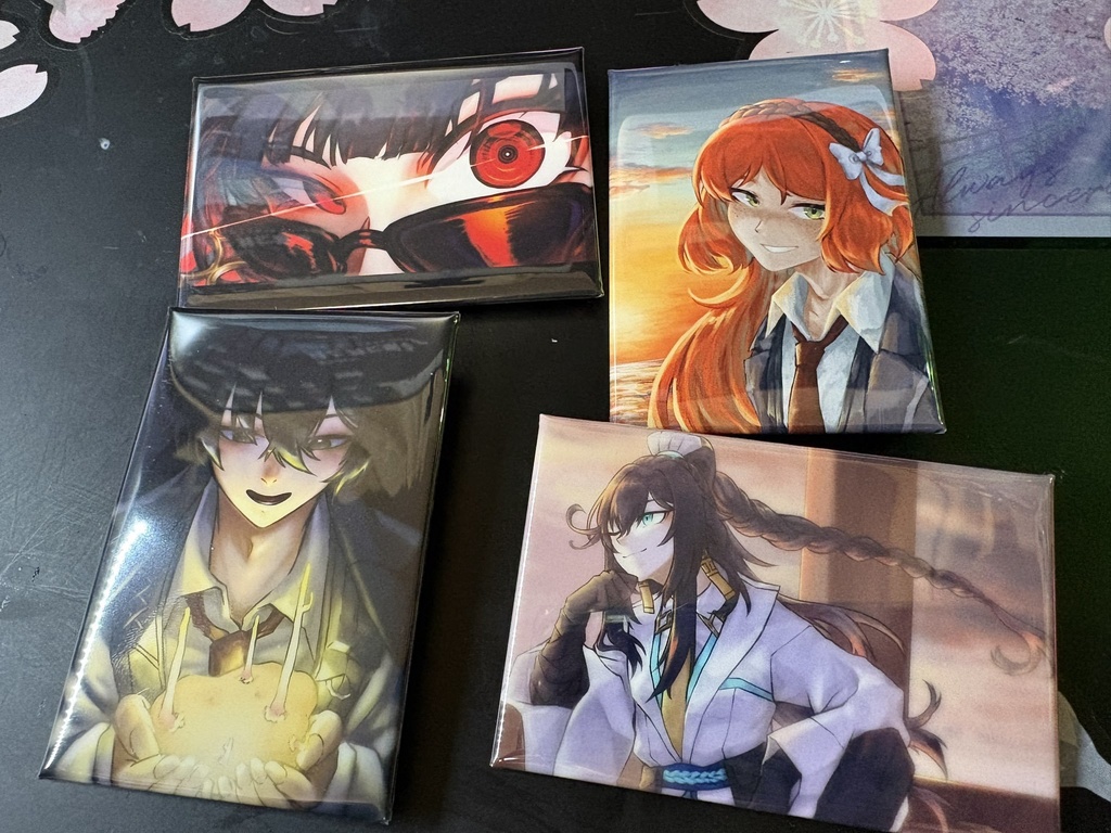 フォト缶バッチ