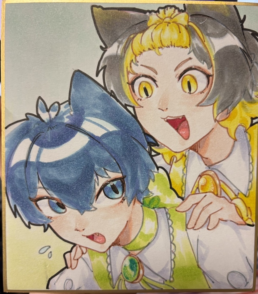 5月6日コピック色紙
