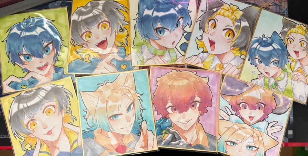 5月6日コピック色紙