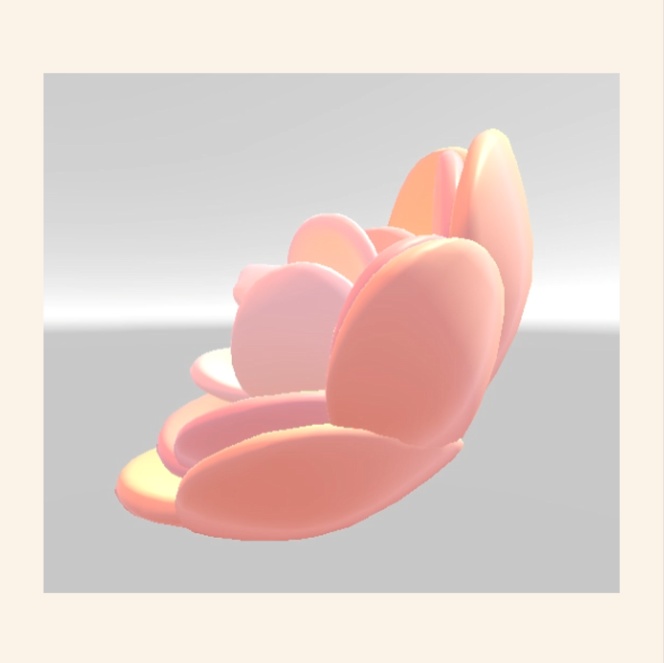 【VRChat想定】花飾り