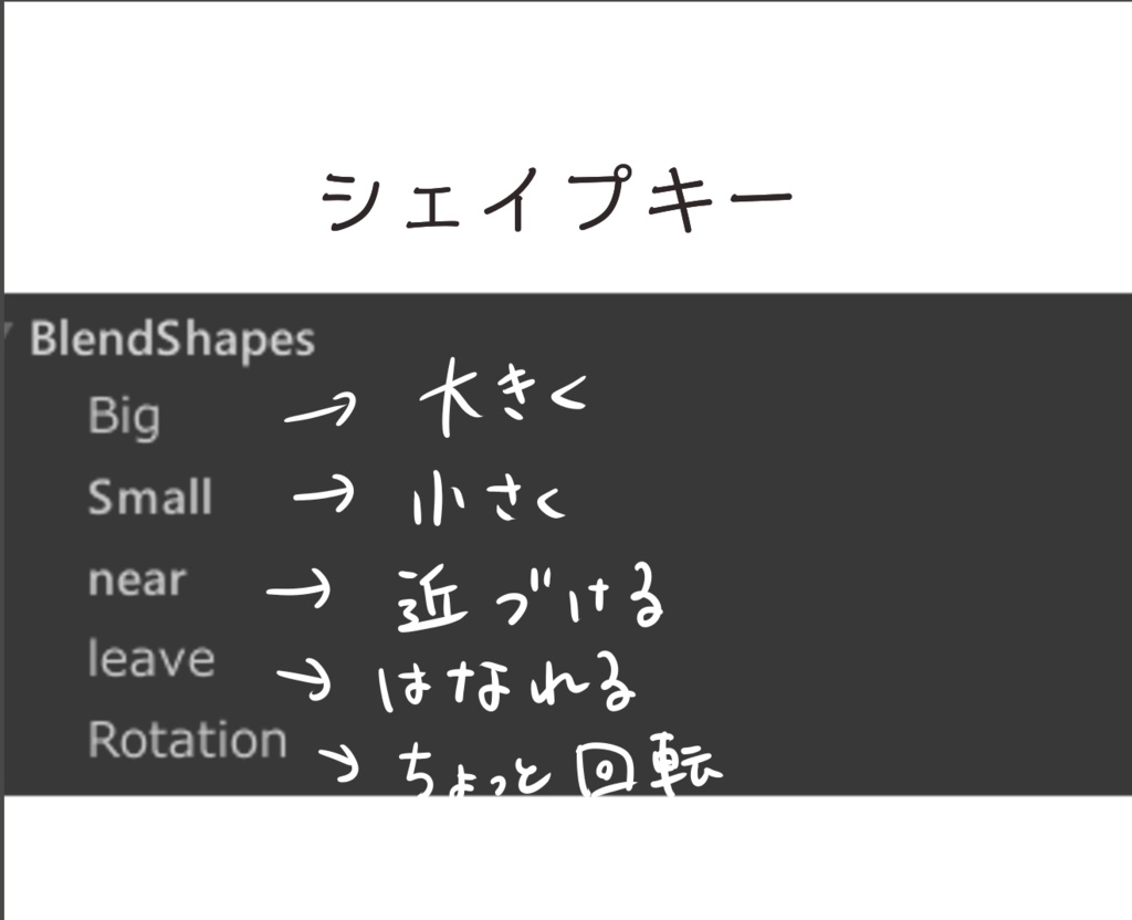 【VRChat想定】花飾り