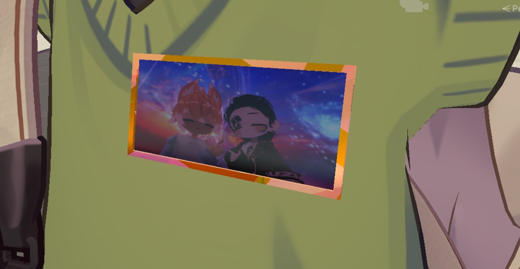 [無料]画像が入れれる名札