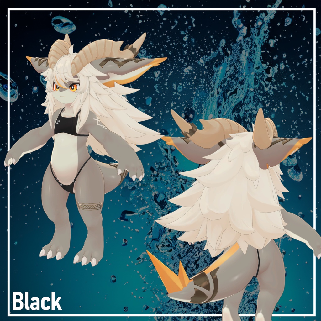 【フォシュニア対応】 びしょ濡れSwimsuit