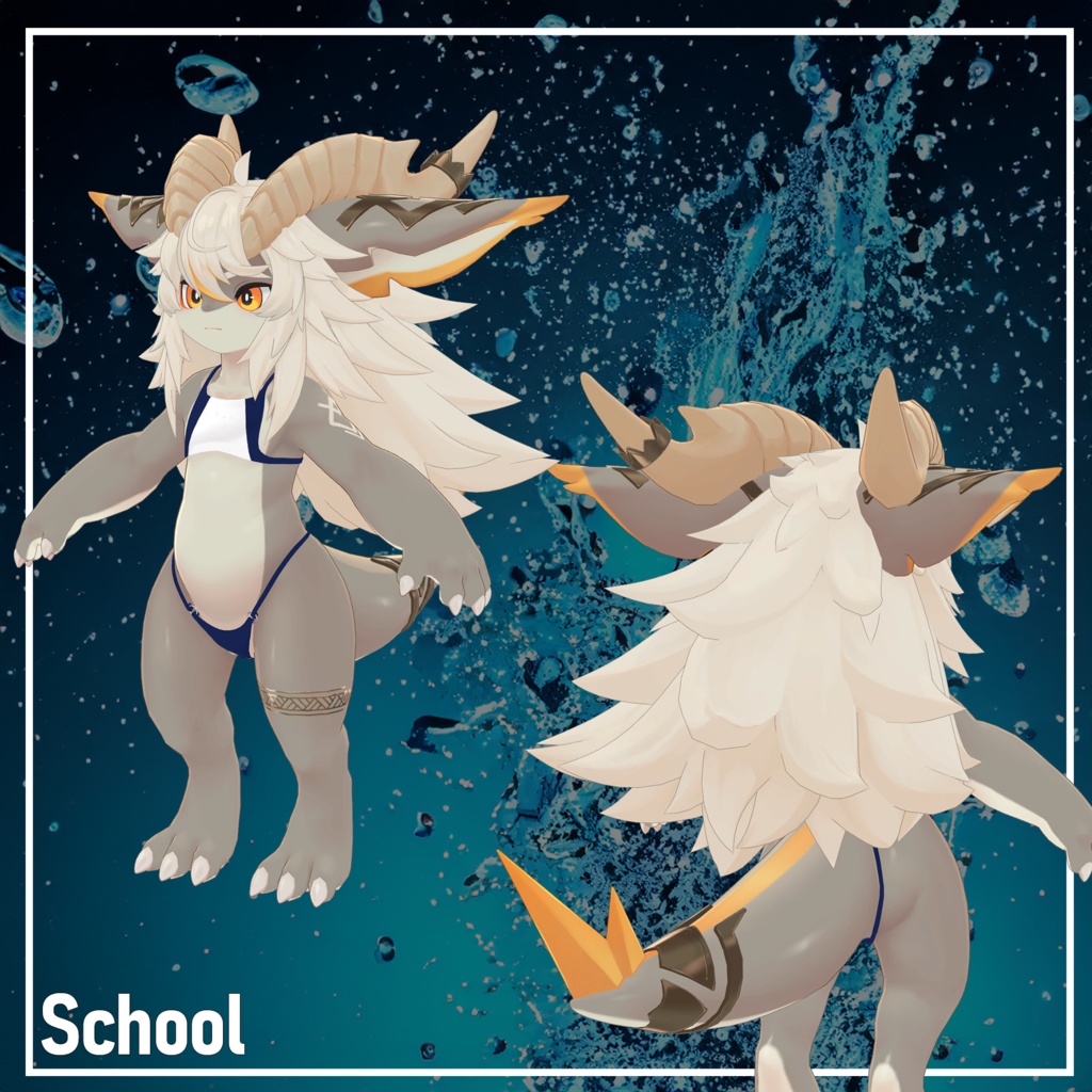 【フォシュニア対応】 びしょ濡れSwimsuit