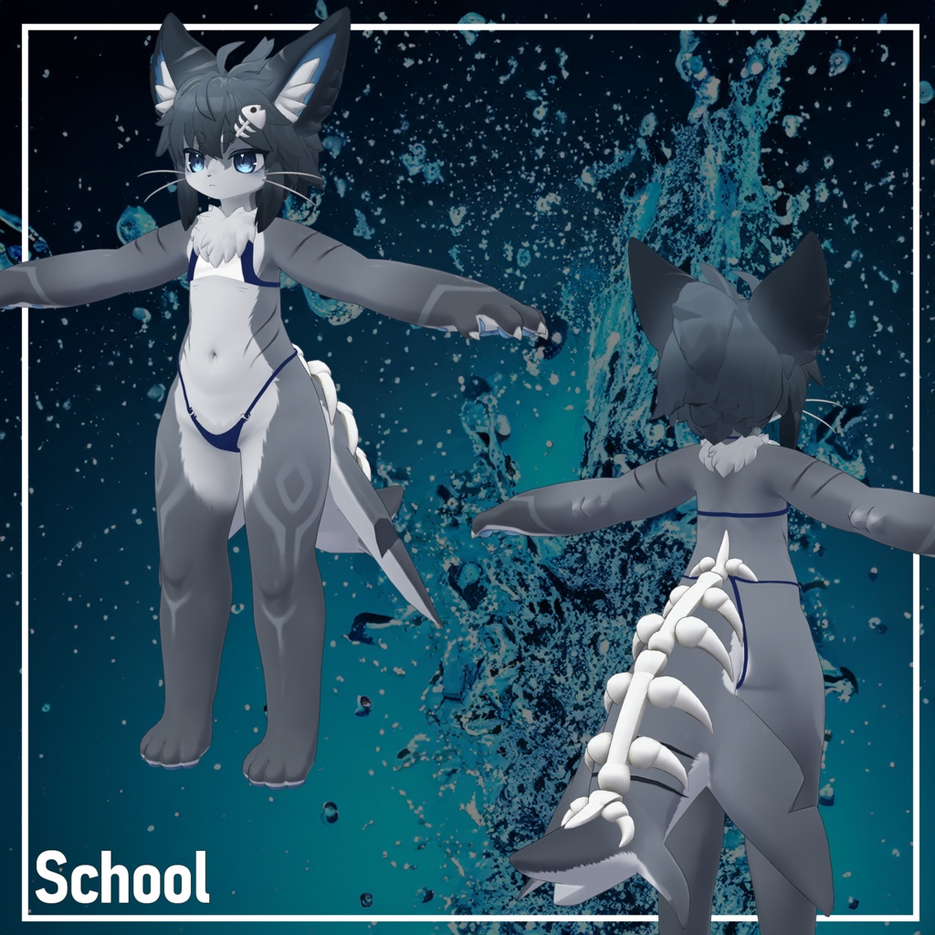 【Chalo対応】びしょ濡れSwimsuit