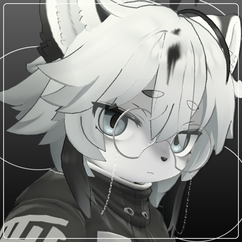 シンプル丸眼鏡