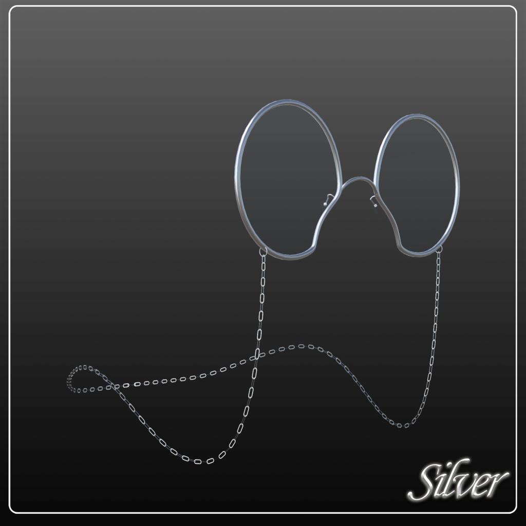 ZilS対応 シンプル丸眼鏡