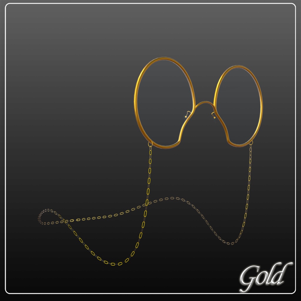 ZilS対応 シンプル丸眼鏡