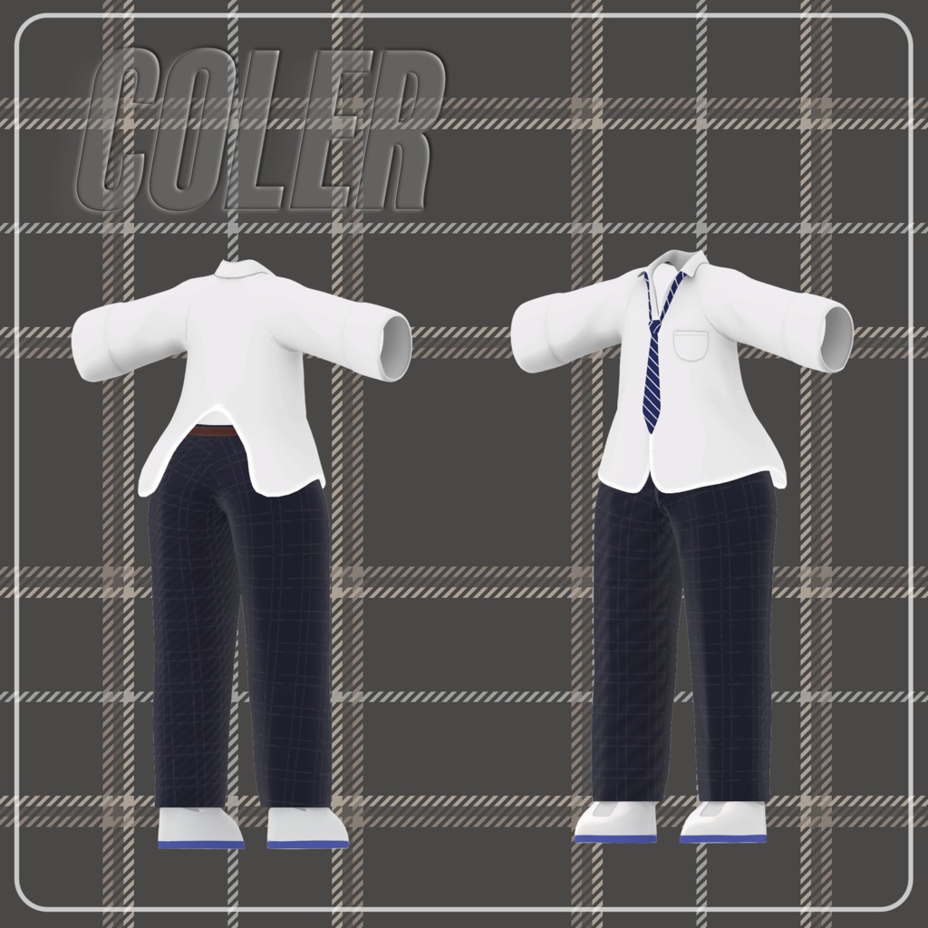 着崩しスクールユニフォーム【6アバター対応】