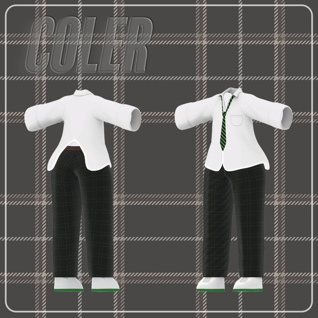 着崩しスクールユニフォーム【6アバター対応】