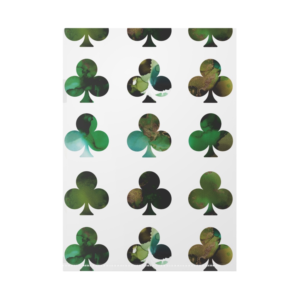 クローバーのクリアファイル