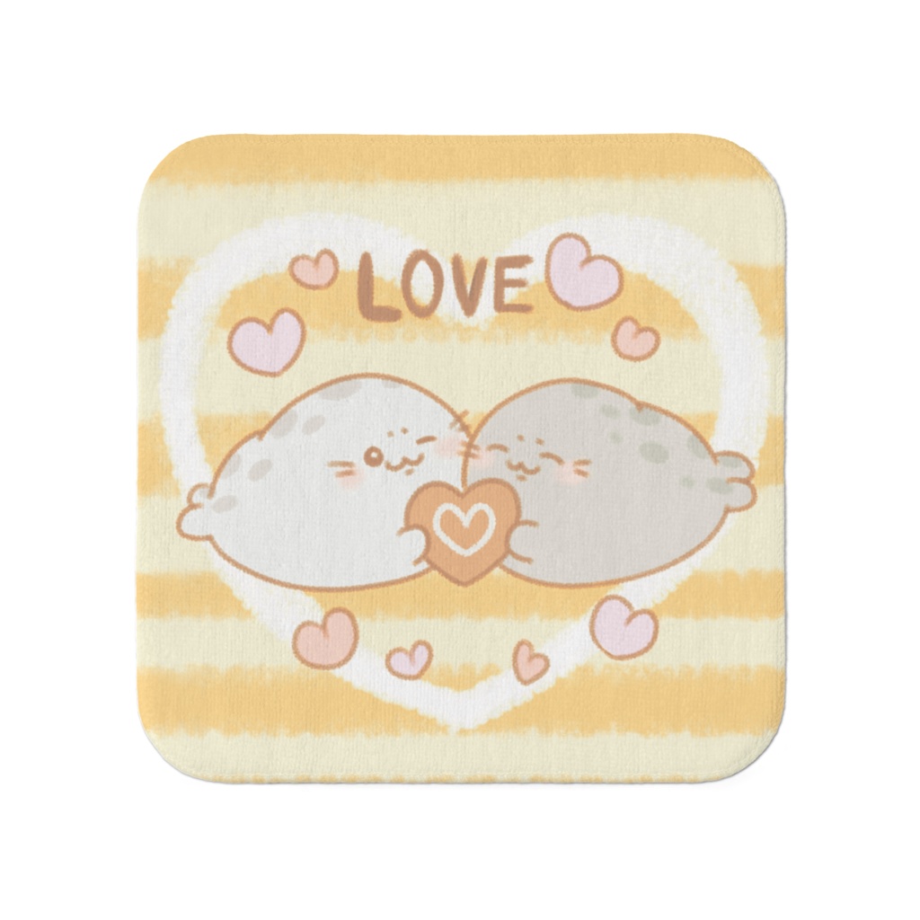 LOVE アザラシ タオル