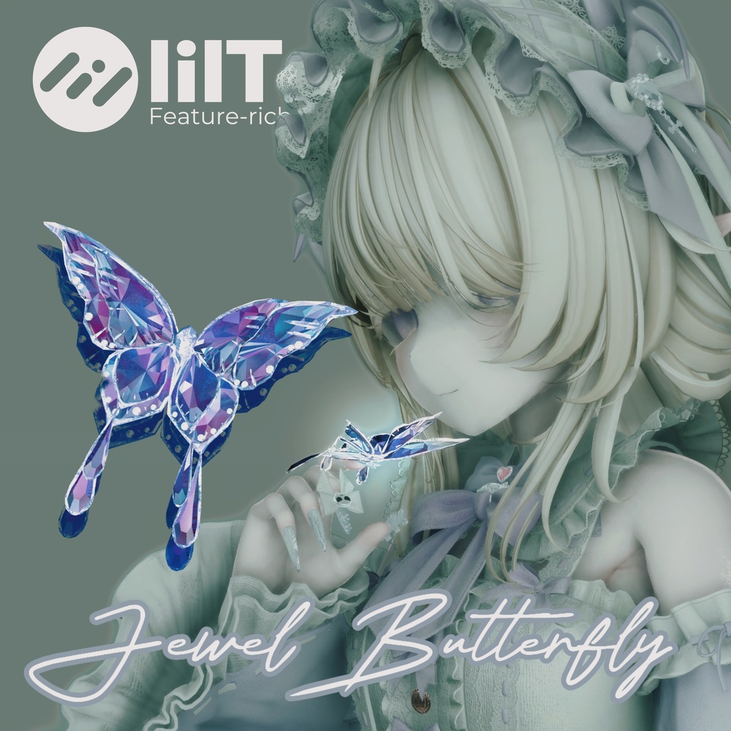 【FREE/無料】【VRChat】🦋JewelButterfly🦋【MA対応】