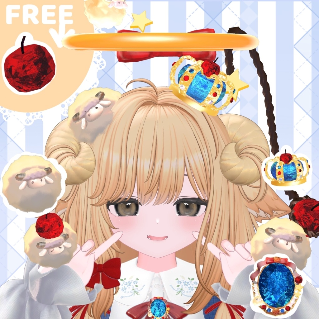 【部分無料】【VRChat】🐏Sheep SnowWhite Collection🐏