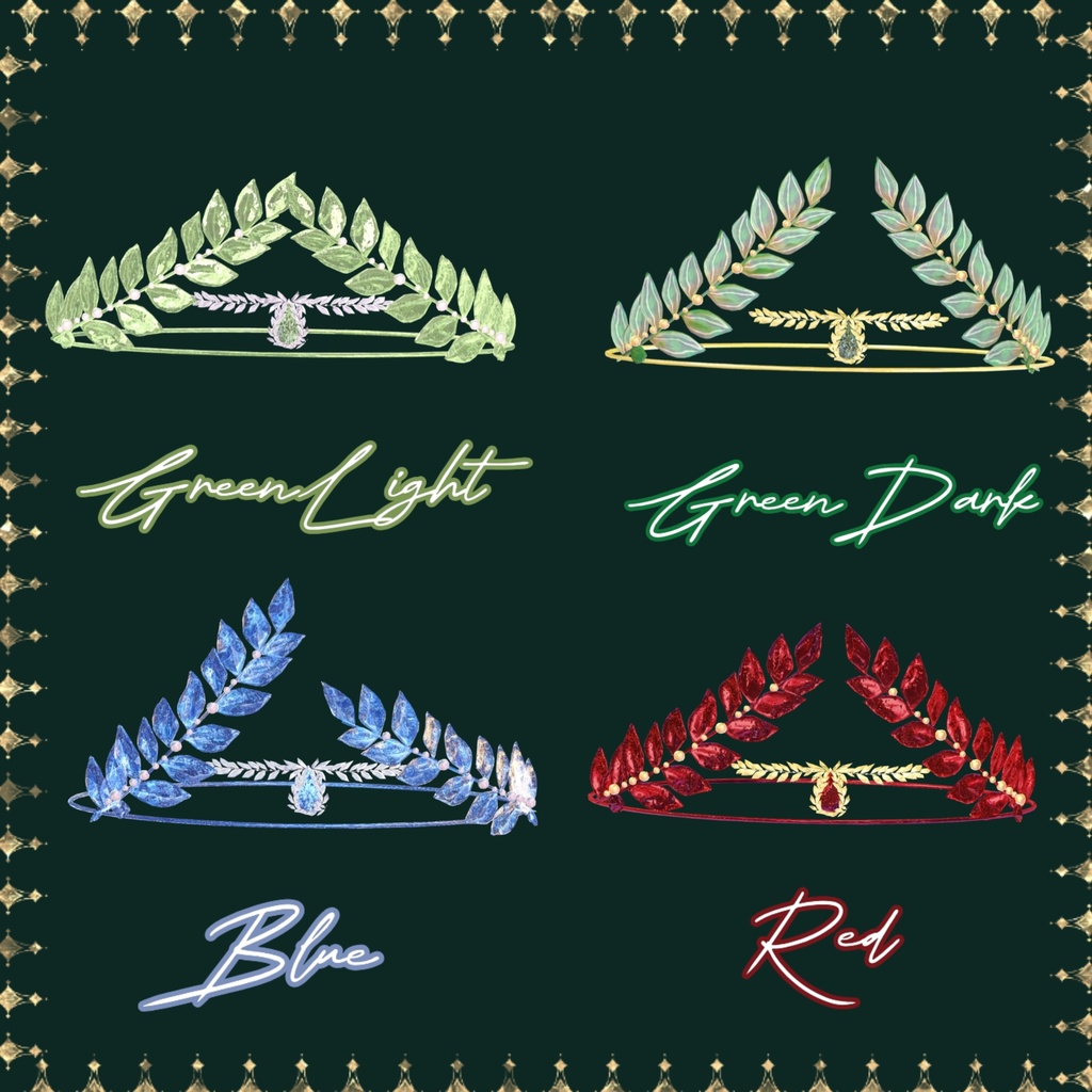 【Sale】【VRChat】栄光の月桂冠/Glory Laurel Wreath