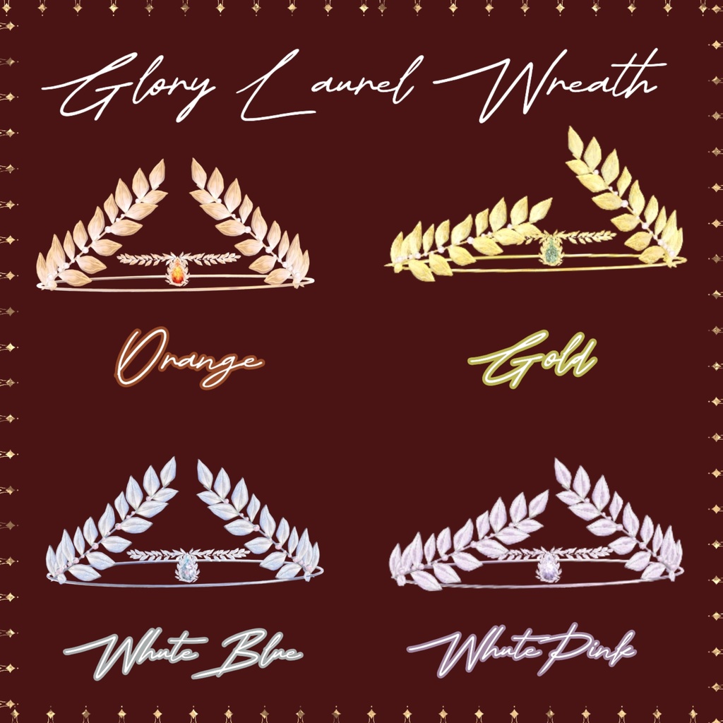 【Sale】【VRChat】栄光の月桂冠/Glory Laurel Wreath
