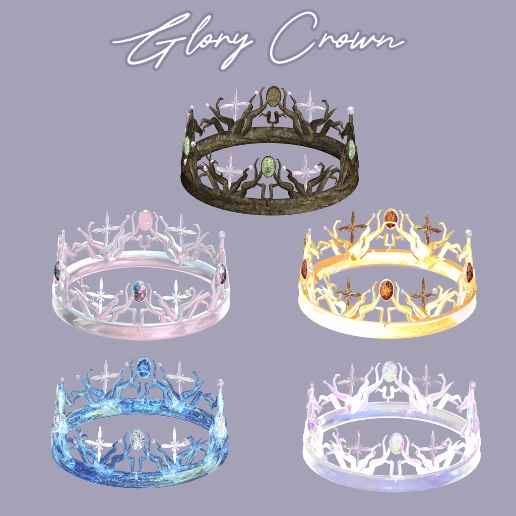 【FREE/無料】【VRChat】栄光冠/Glory Crown