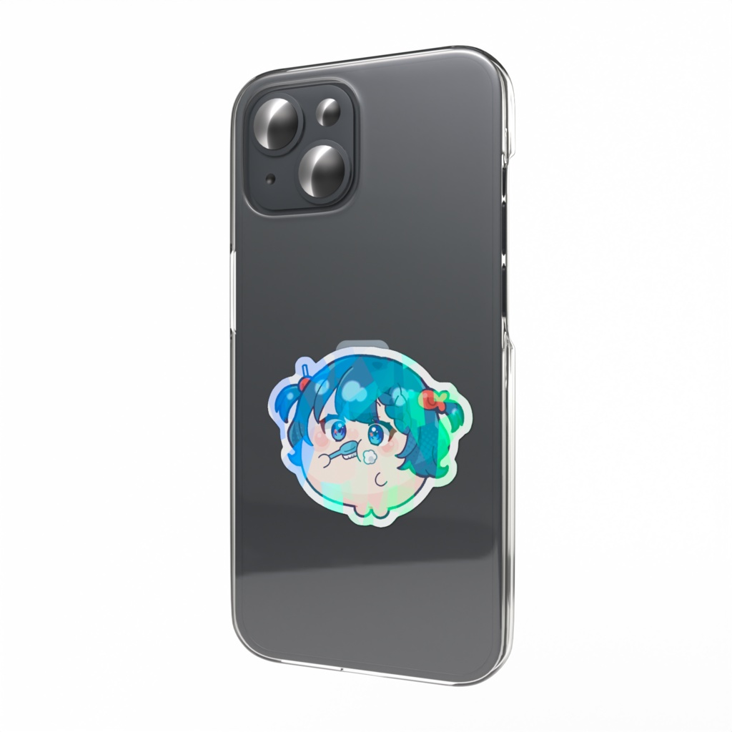 【ねむいもグッズ】はみがきステッカー(ねむver.)