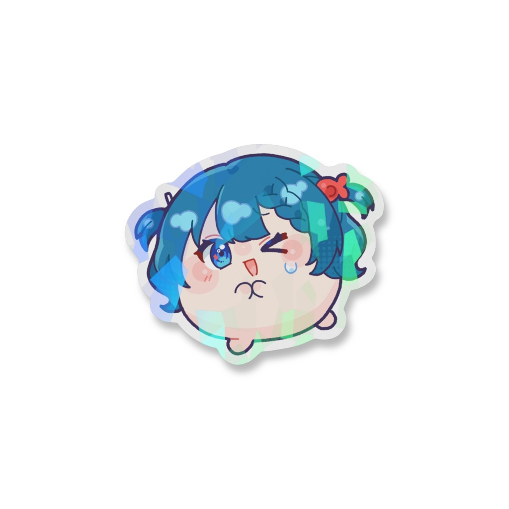 【ねむいもグッズ】ごめんねステッカー(ねむver.)