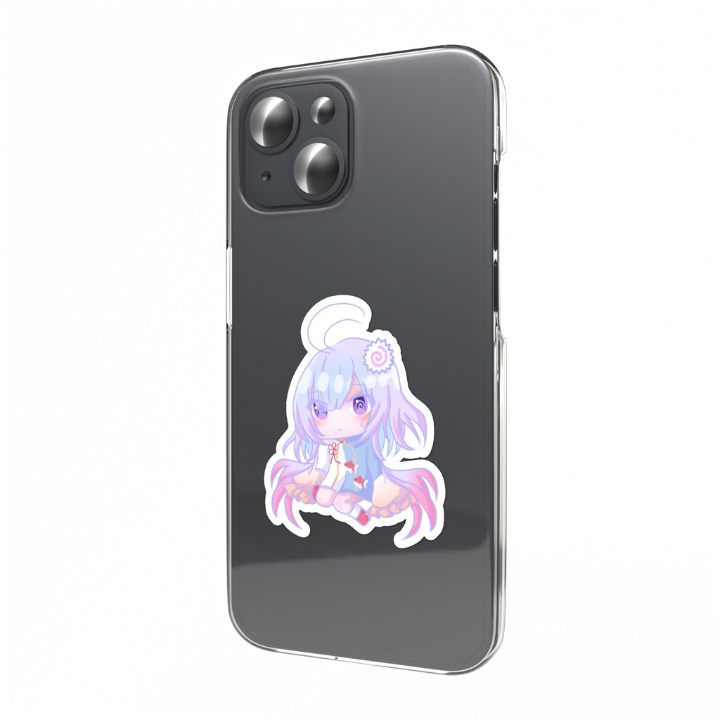 泡乃さらさ 考えすぎSDスマホステッカー