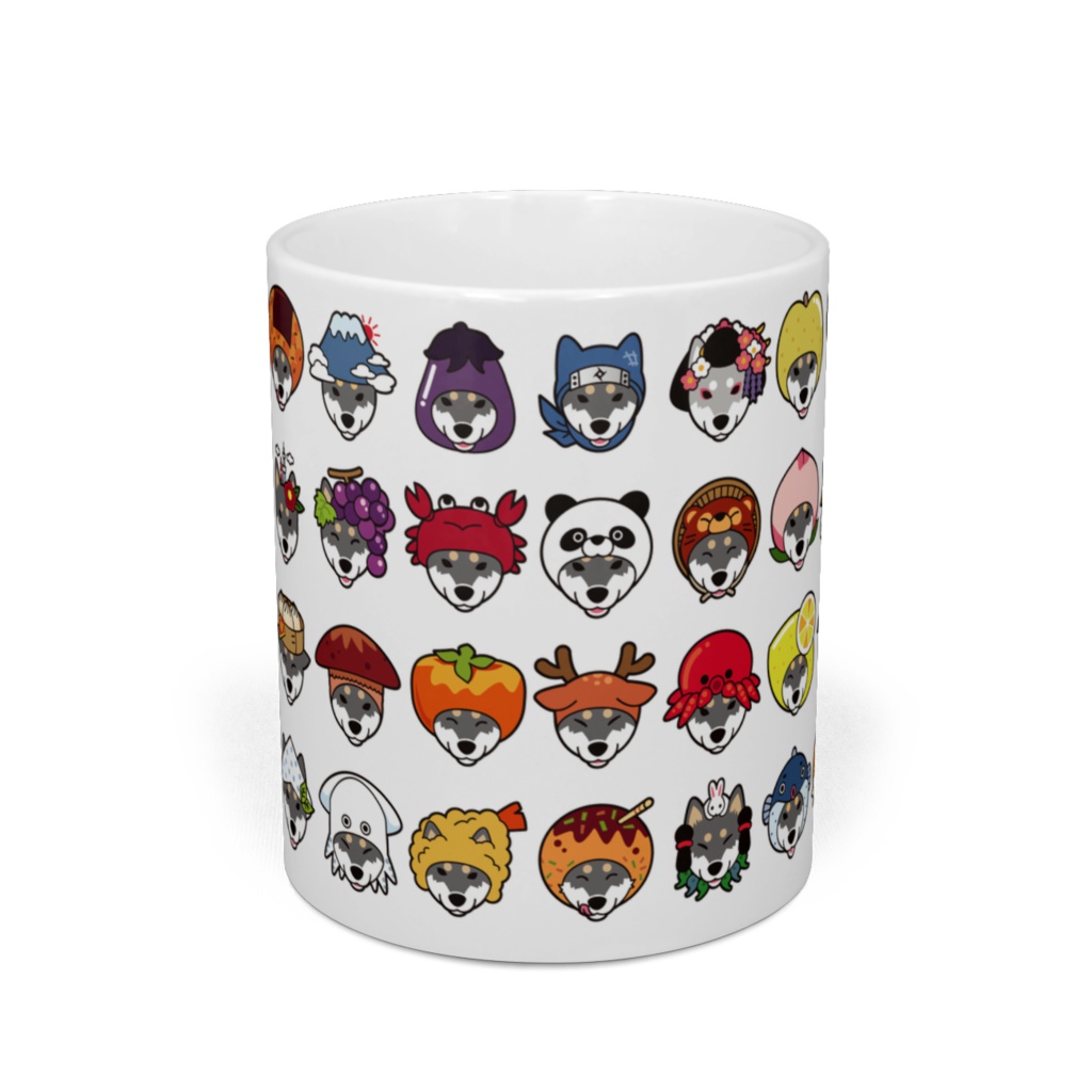 マグカップ①黒柴47