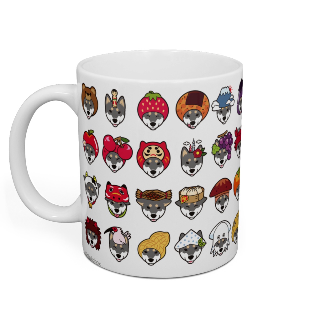 マグカップ①黒柴47