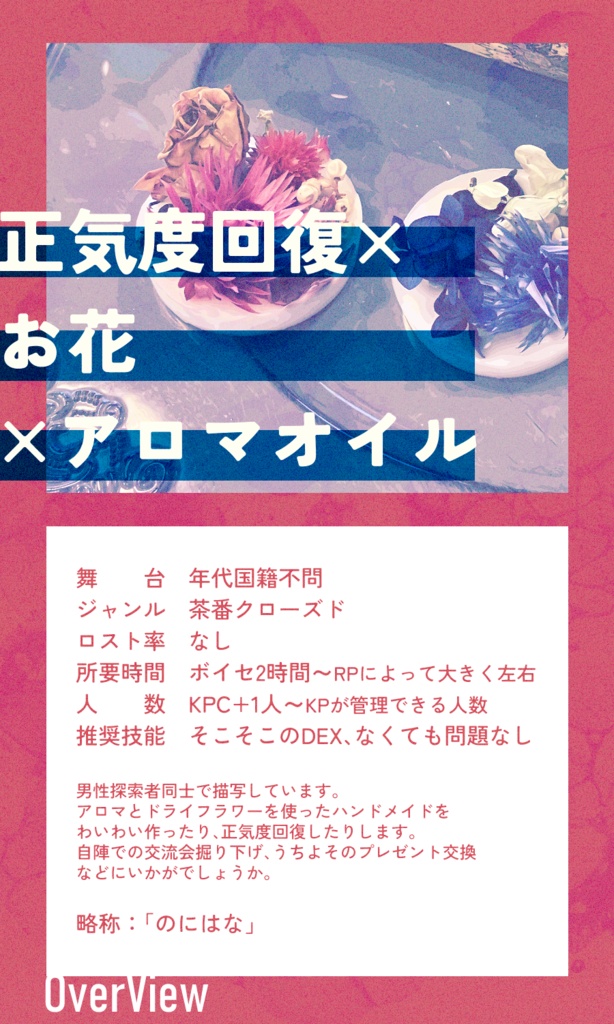 クトゥルフ神話TRPG 「香水の中に花」 SPLL:E197422