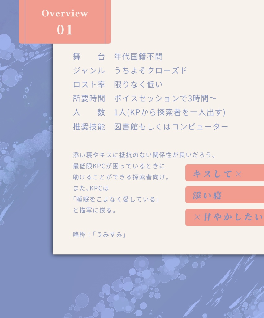クトゥルフ神話TRPG 「静かな海で、おやすみ」SPLL:E189737