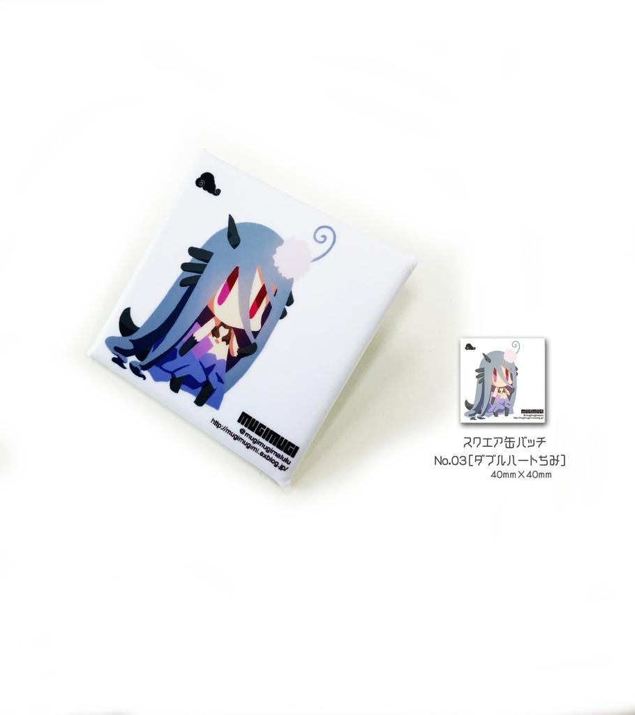 スクエア缶バッチ
