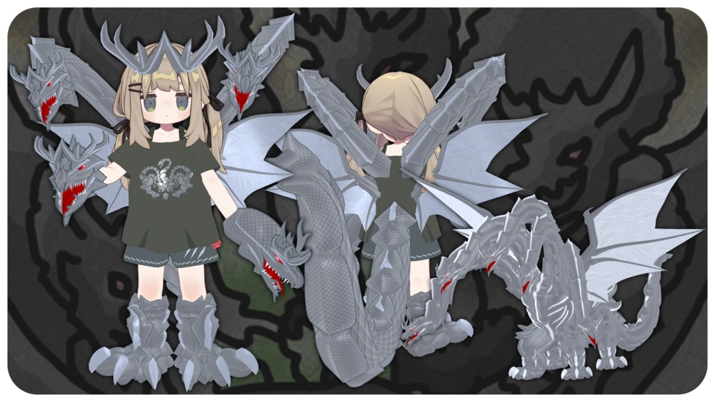 巨大!暗黒龍帝サタンヒドラなりきりセット