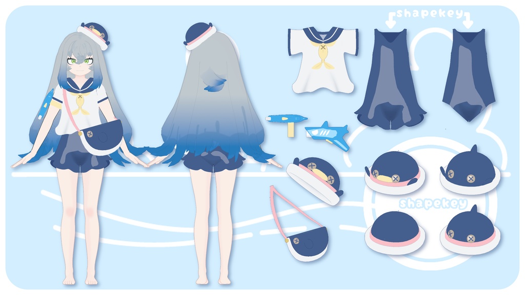 ◇スプラッシュセーラー◇SplashSailor◇【複数アバター対応予定】