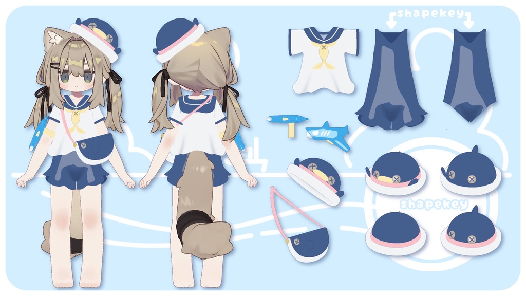 ◇スプラッシュセーラー◇SplashSailor◇【複数アバター対応予定】