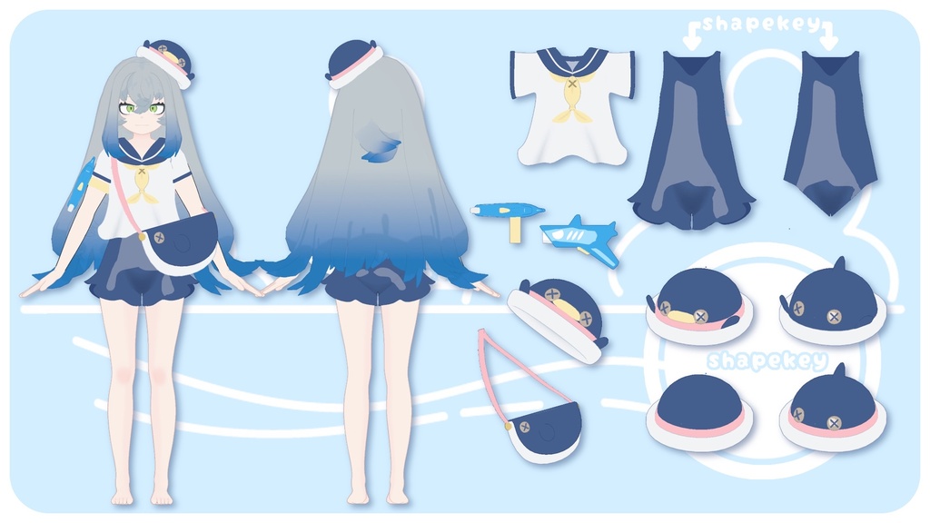◇スプラッシュセーラー◇SplashSailor◇【複数アバター対応予定】