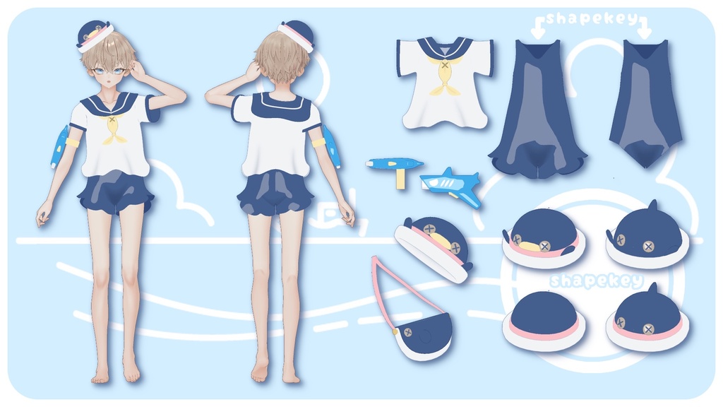 ◇スプラッシュセーラー◇SplashSailor◇【複数アバター対応予定】