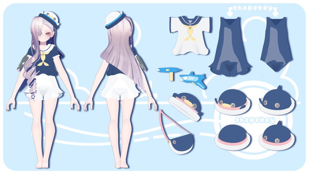 ◇スプラッシュセーラー◇SplashSailor◇【複数アバター対応予定】