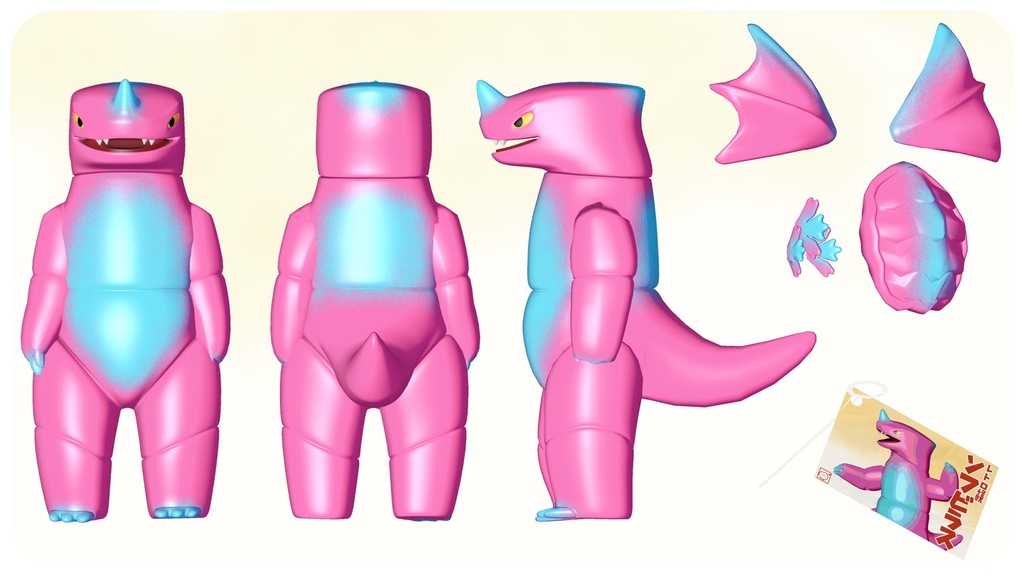 ソフビラス/ オリジナル3Dモデル🎉リリースセール🎉