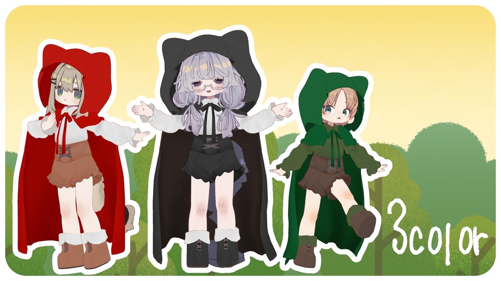 🌳In toThe Woods🌳【まめふれんず対応衣装】