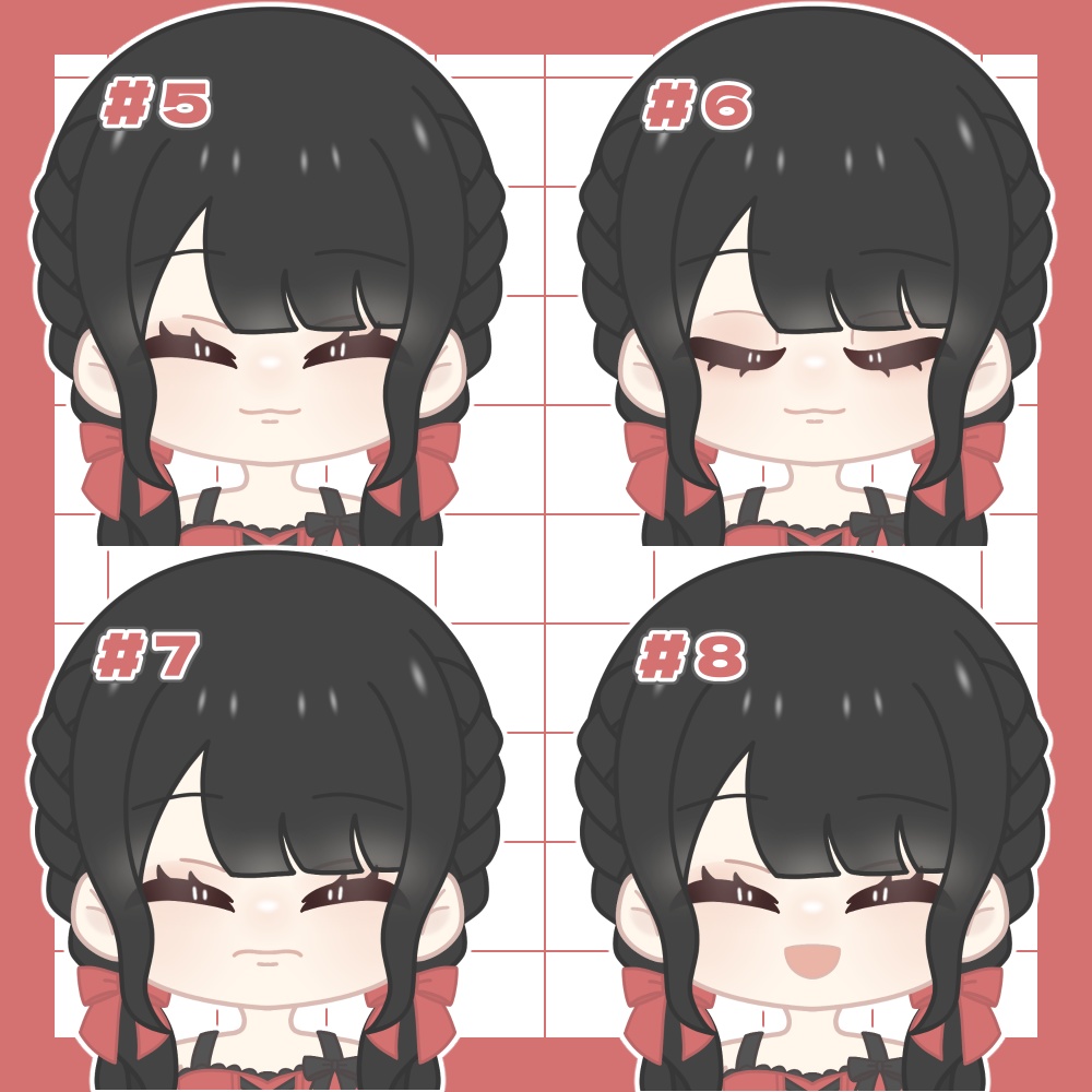 #1 ミニキャラ立ち絵素材/アイドル衣装の女の子