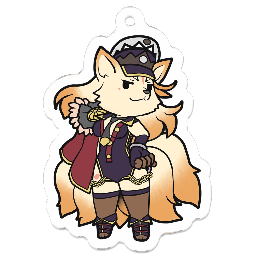 ハクメンちゃんアクリルキーホルダー