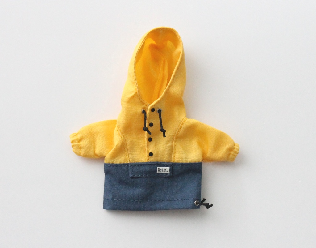 アノラック：イエロー×ブルー