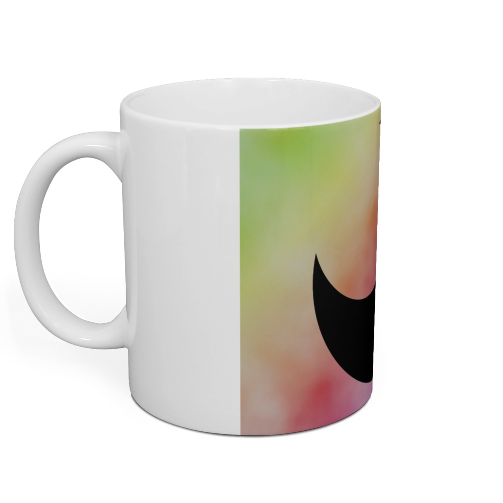 黒い月マグカップ