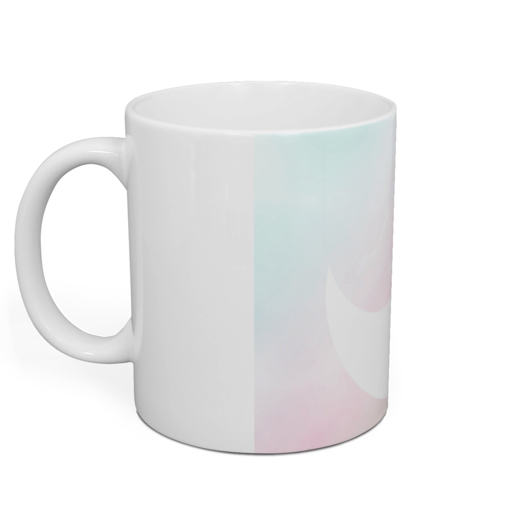 白い月マグカップ