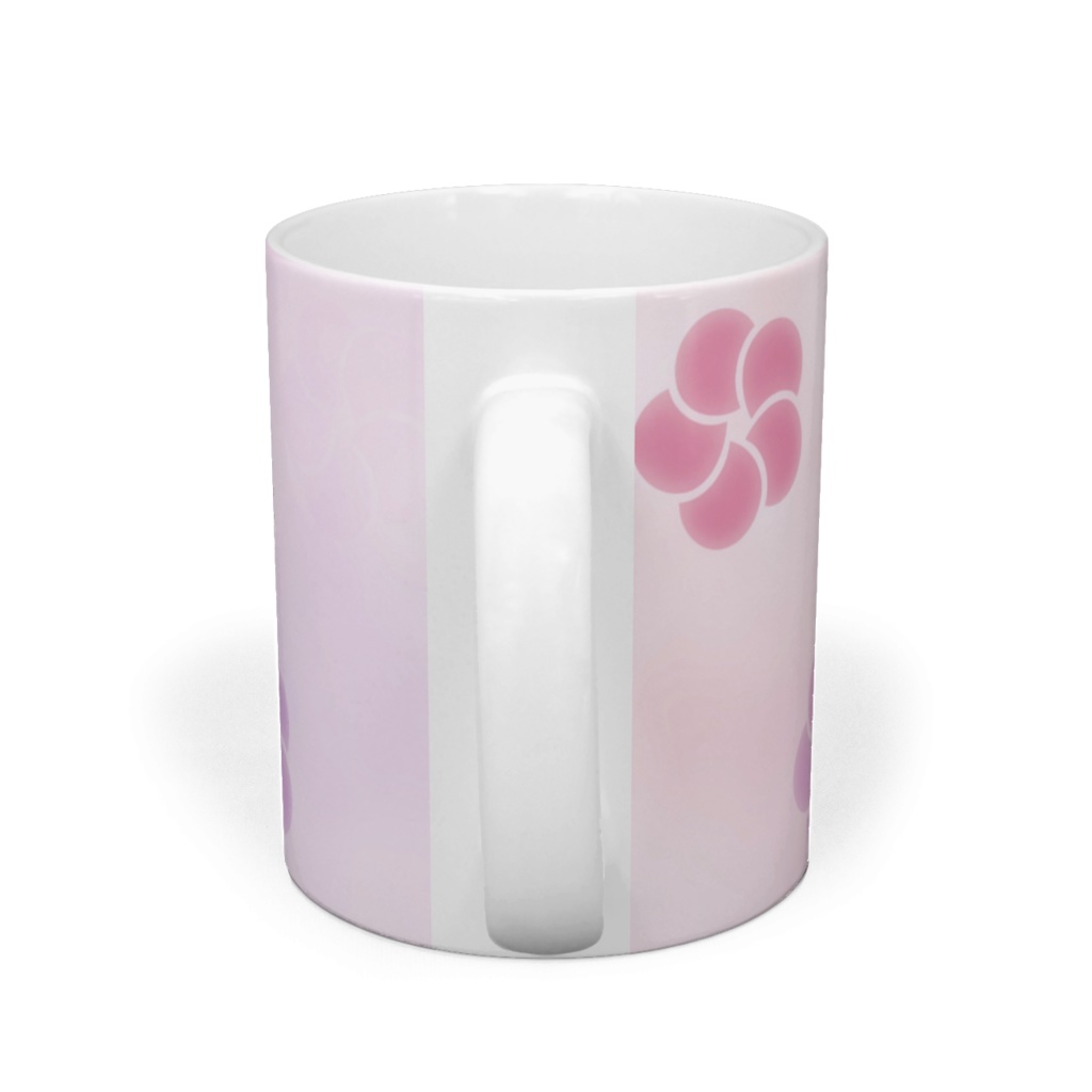 ふんわり捻り梅紋 マグカップ