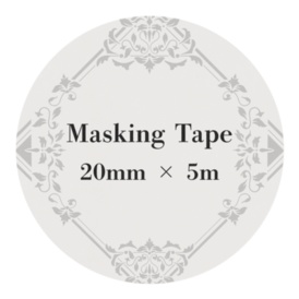ダマスク柄 マスキングテープ